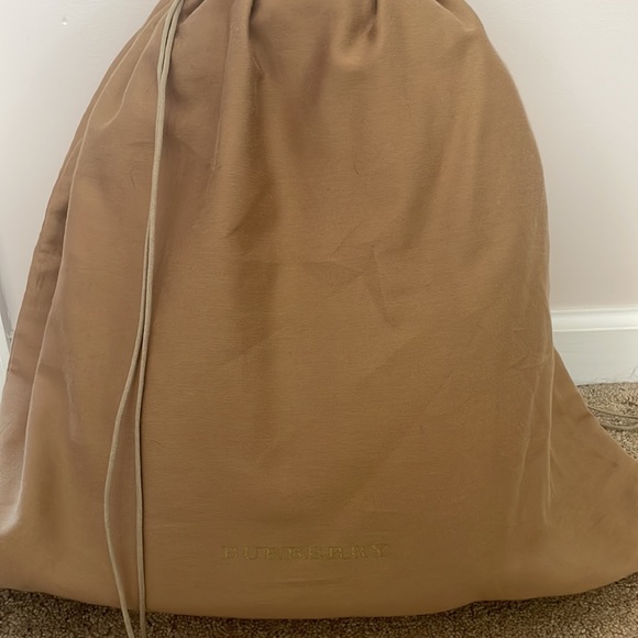 Burberry Abbeydale House Check Canvas & Leather Backpack 4033397 NWT - Picture 7 of 10